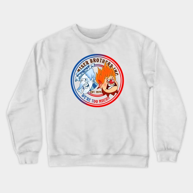 Miser Brothers Crewneck Sweatshirt by Lenny Animals Arts